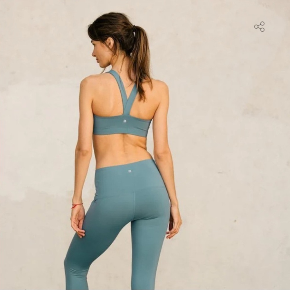 Women's Montiel Teal Blue Sports Bra